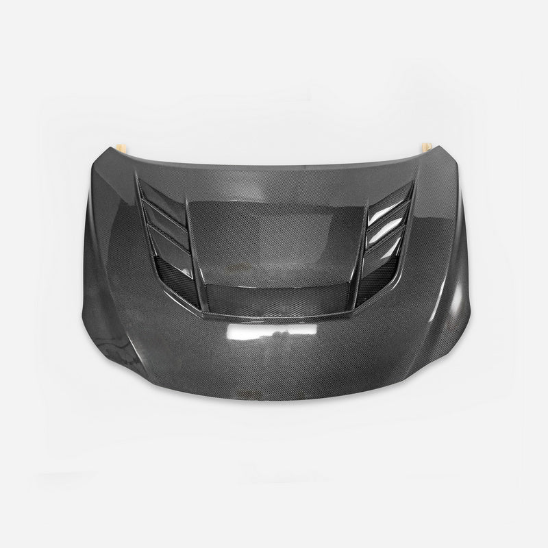 Subaru VBH WRX V Type OE Style Carbon Vented Hood - 2