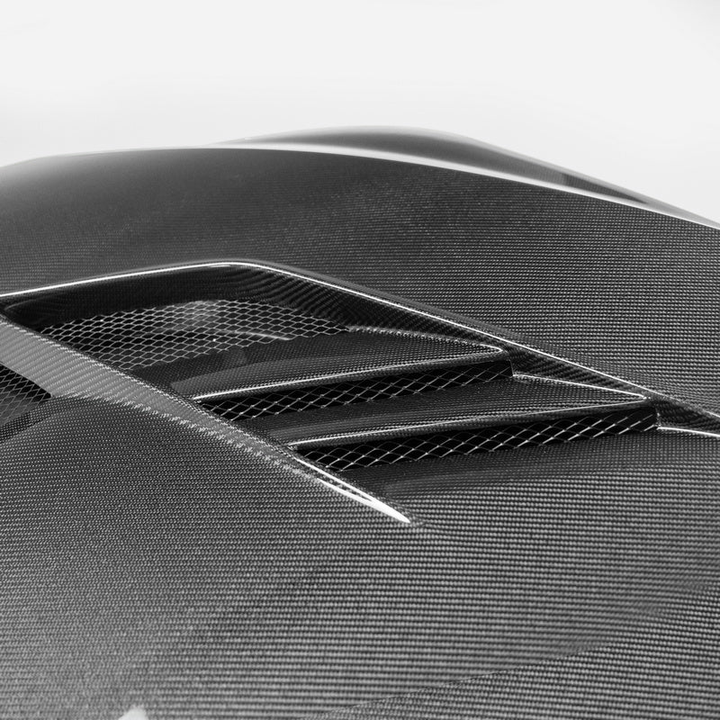 Subaru VBH WRX V Type OE Style Carbon Vented Hood - 6