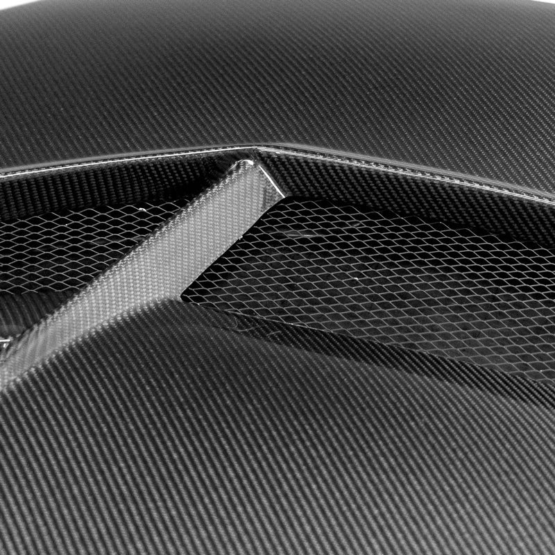 Subaru VBH WRX V Type OE Style Carbon Vented Hood - 7