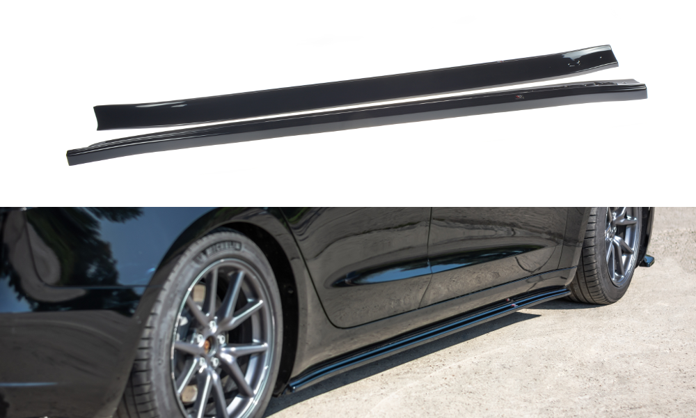 Side Skirts Diffusers Tesla Model 3 (2017-)