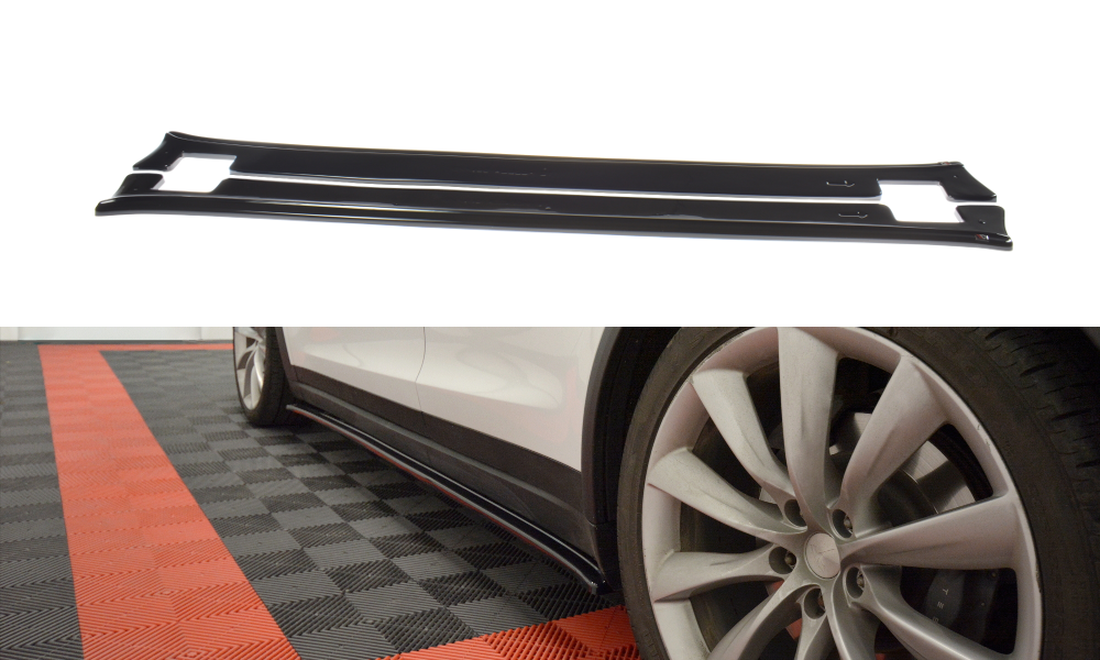 Side Skirts Diffusers V.1 Tesla Model X (2015-)