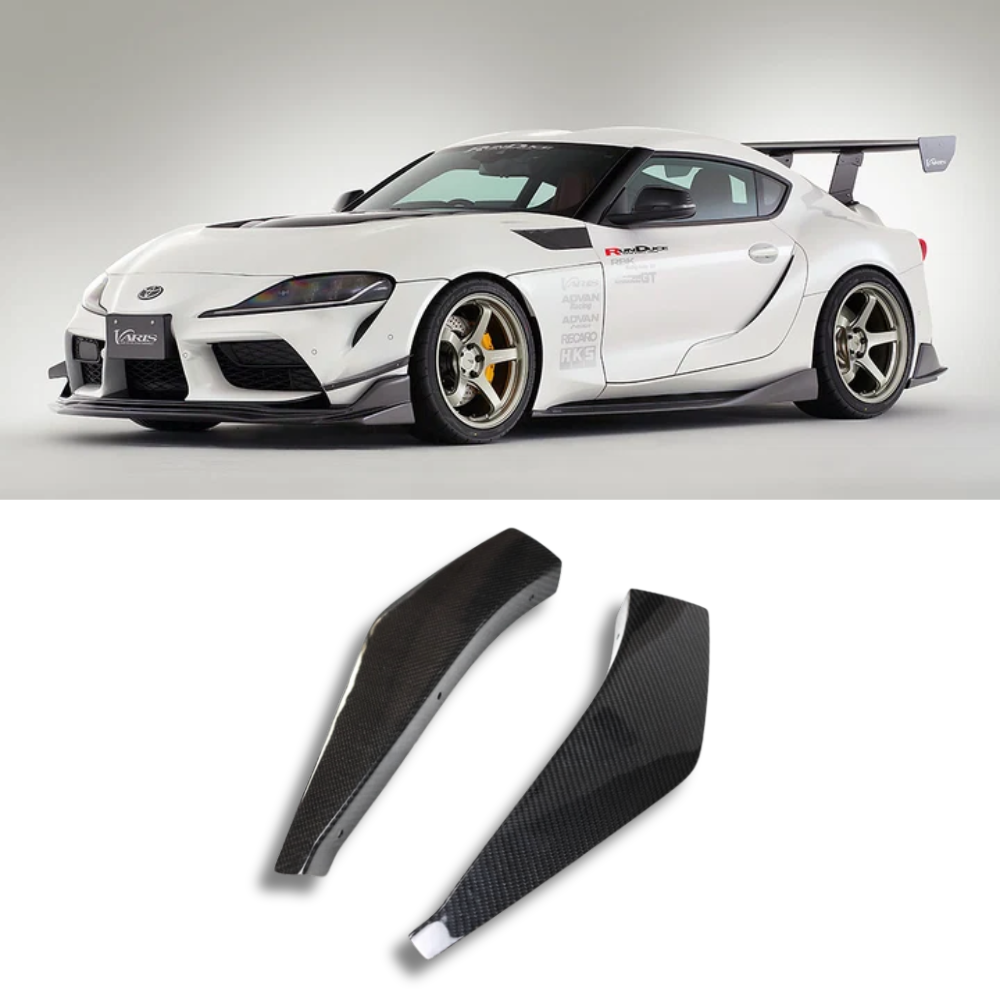 VRS ARISING-I STYLE FRONT CANARD For 19- A90 SUPRA GR - Carbonetics