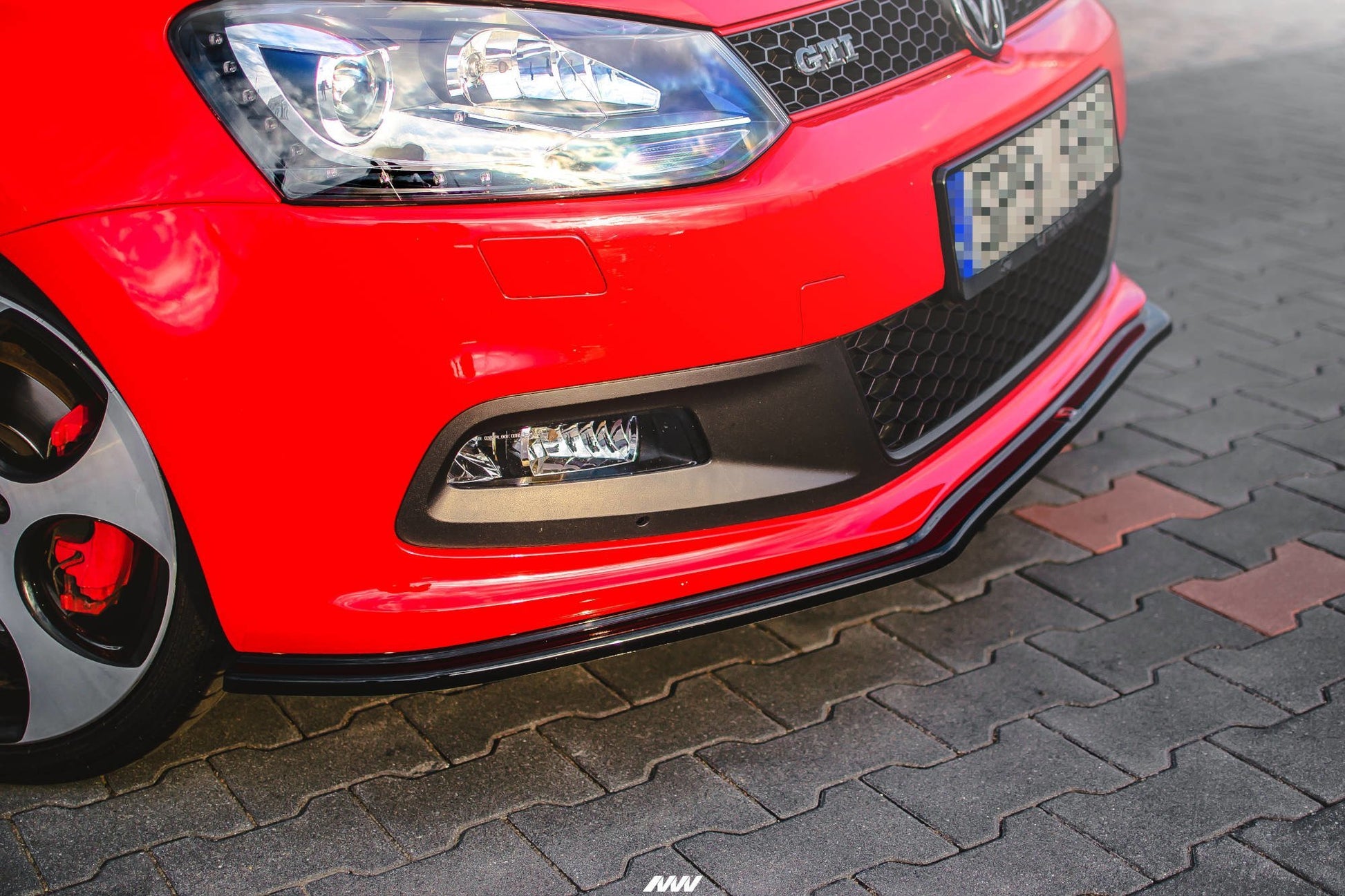 Front Splitter V.2 Volkswagen Polo Mk5 Gti 6R Pre-Facelift (2009-2014)