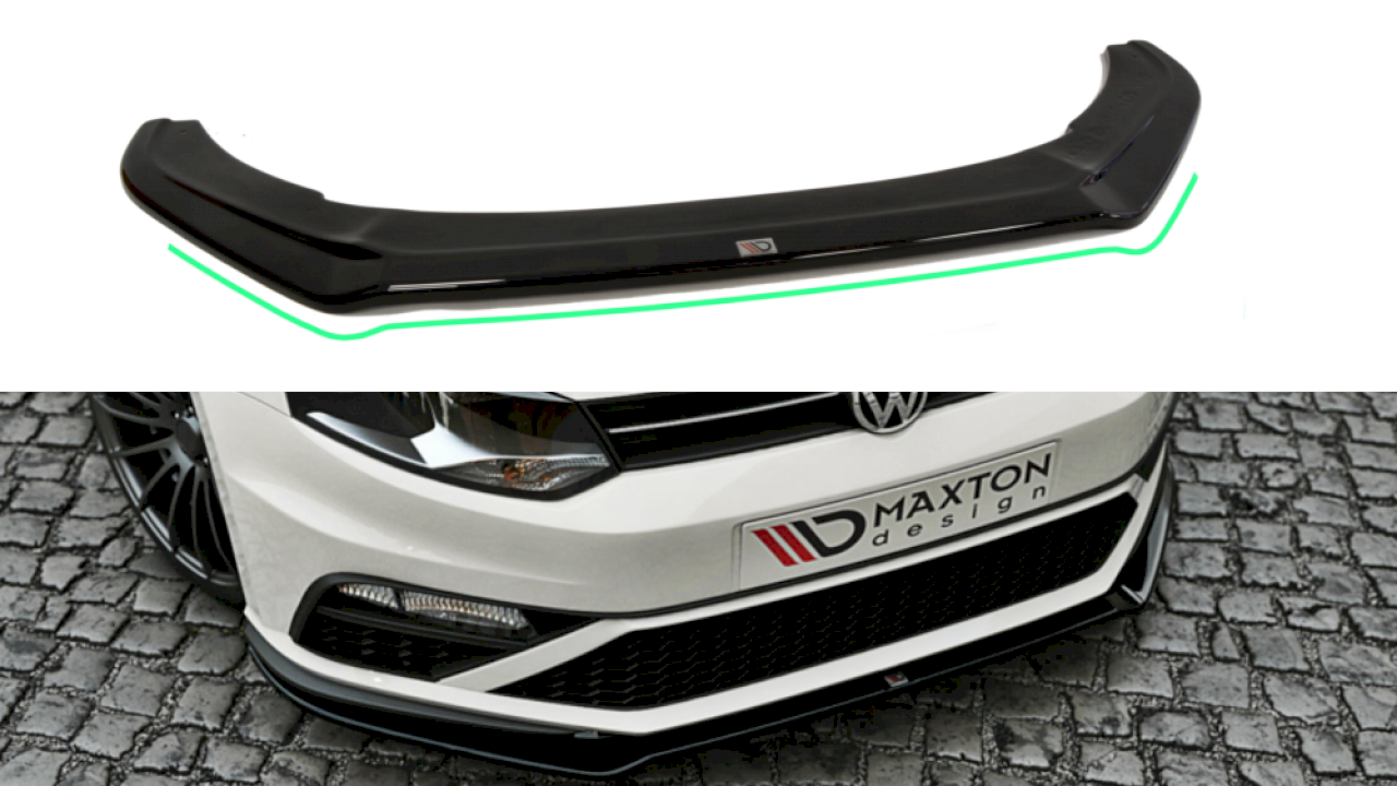 Front Racing Splitter Vw Polo Mk5 Gti Facelift (2015-2017)
