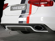 2013-2014 Audi A4 B8 Facelift B8.5 Rs5 Style Rear Diffuser (Only Fit S-Line Bumper) Accessories