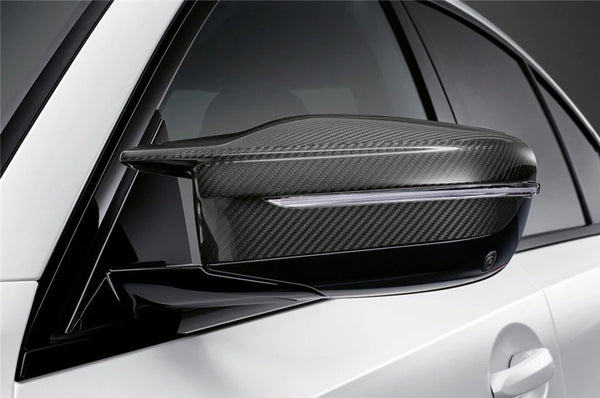 BDBO Glossy Black Side Mirror Cover Caps For BMW G80 M3 / G82/G83 M4 2021-2023 – Clip-On Pair