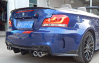 2008-2013 Bmw 1 Series E82 M1-Rzs Style Rear Bumper Accessories