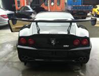 575M Maranello Track Racing Style Rear Bumper W/ Diffuser Accessories