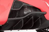 Ferrari 458 Italia Dmc Style Rear Diffuser Fin Replacement 6Pcs Accessories