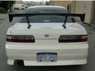 1989-1994 Nissan S13 Silvia Ps13 Coupe/silver M-Sport Style Rear Bumper Accessories
