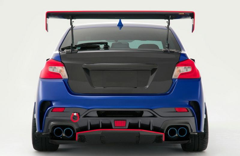 2015-2019 Subaru Impreza Va Wrx S4 & Sti Sedan Vs Arising Ii 1600Mm Gt Wing Spoiler Cf Accessories