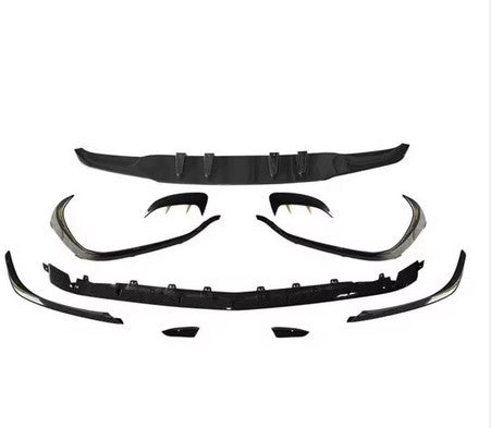 FRONT AERO KIT ABS GLOSS BLACK FOR 2019-2021 MERCEDES BENZ W177 A45S - Carbonetics