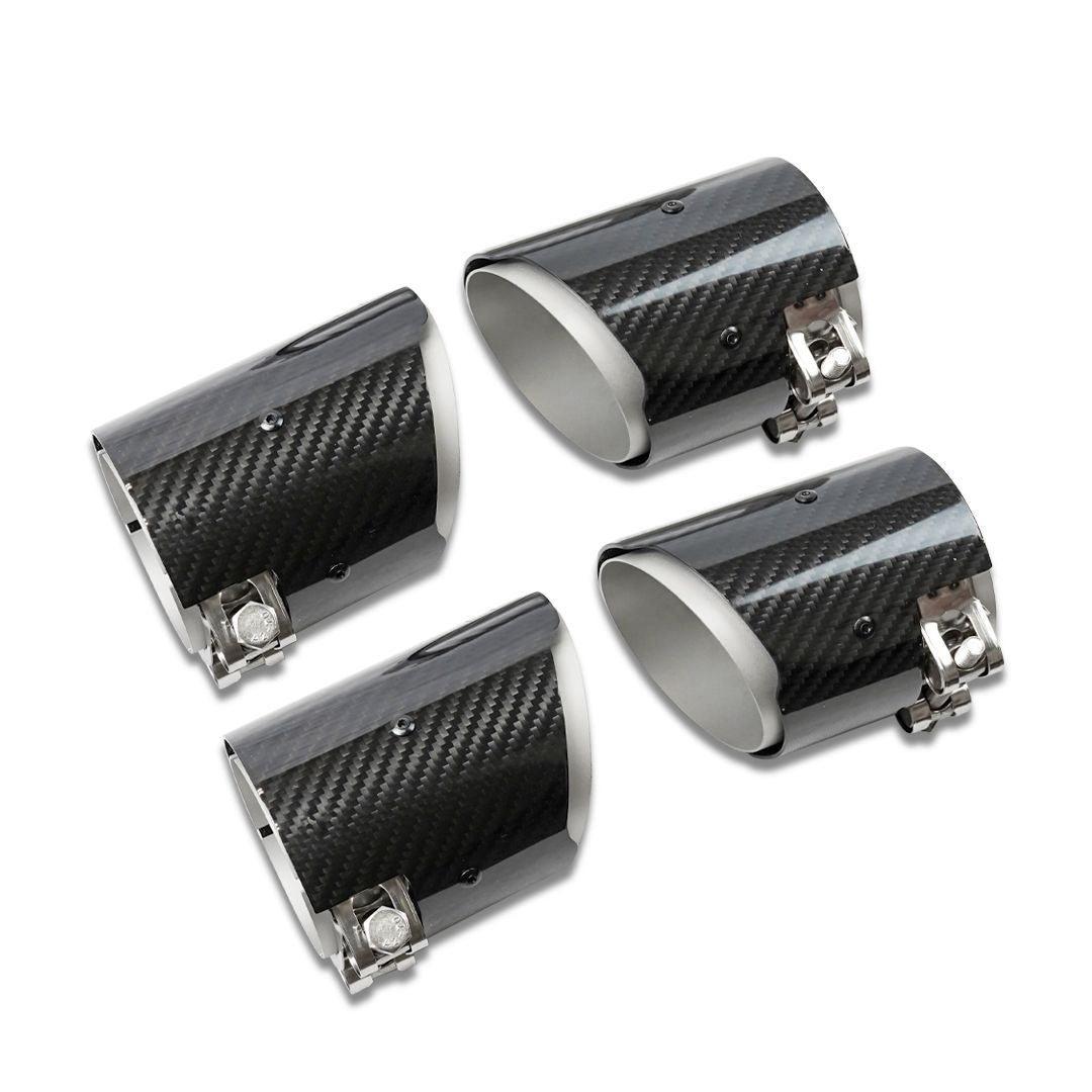 Bmw M2 M3 M4 Gloss Carbon Exhaust Tip (4 Pcs Set)