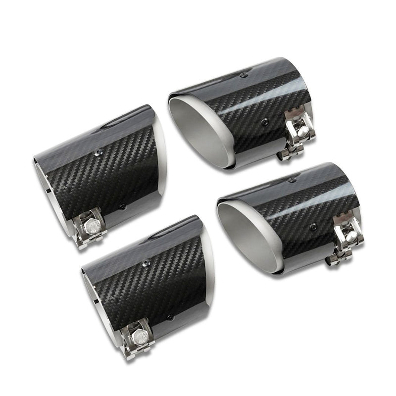 Bmw M2 M3 M4 Gloss Carbon Exhaust Tip (4 Pcs Set)