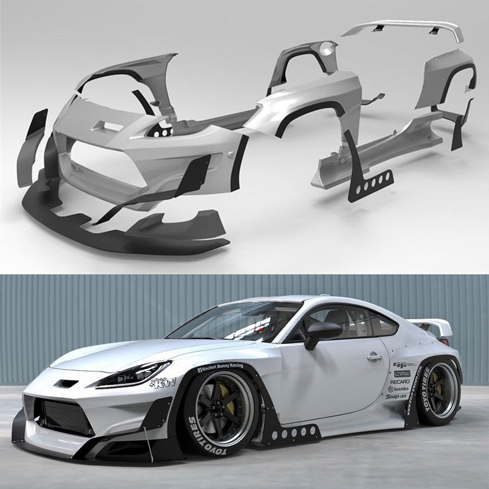 2022-2023 Toyota Gr86 Zn8 Subaru Brz Zc8 Pandem Aero Style Wide Body Kit