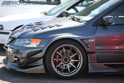 2001-2007 Mitsubishi Lancer Evolution 7-9 Vt Cyber Version Front Fender Flare (Only Fit E79020)