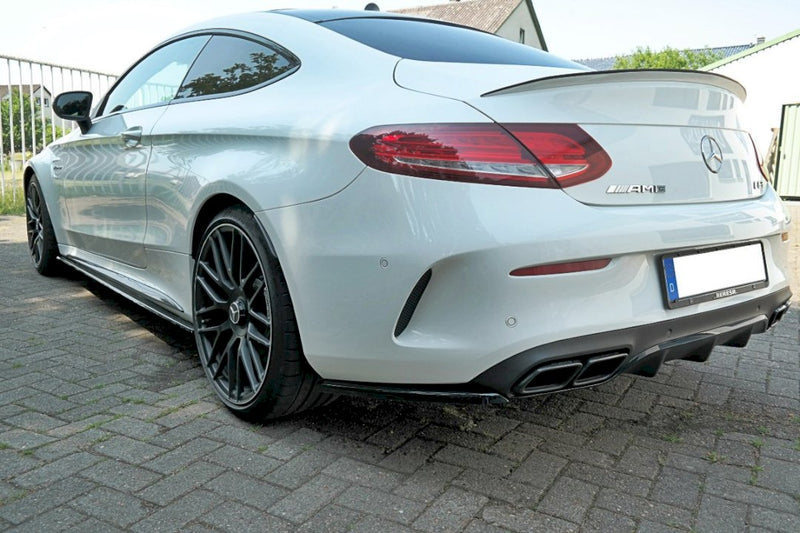 Rear Side Splitters Mercedes C 205 63 Amg Coupe (2016-2018)
