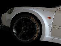 1996-2000 Civic Ek9 Hatchback M&m Style Racing Hyper Front Fender Flare