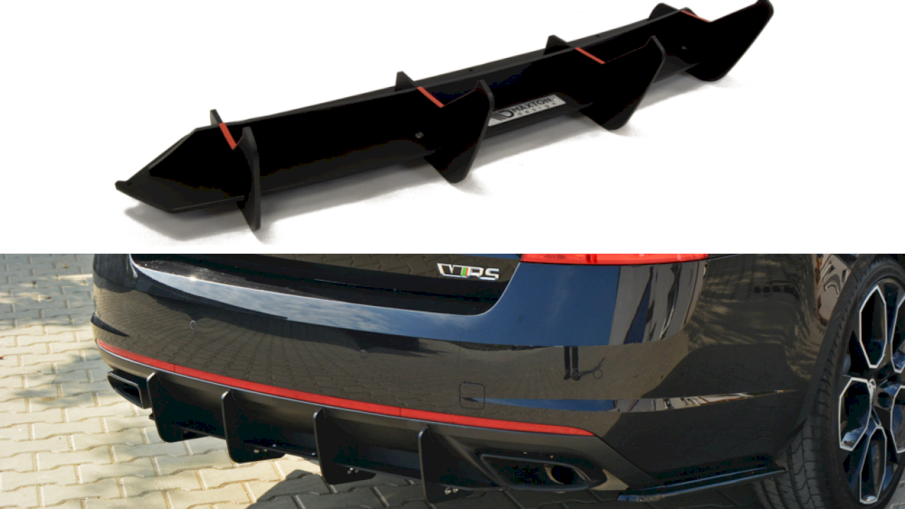 Rear Diffuser Skoda Octavia Vrs Mk3/ Mk3.5 Hatchback/ Estate