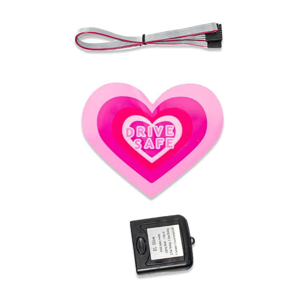 Drive Safe Car Window Glow Panel LED Light