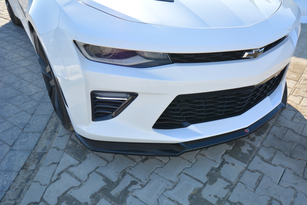 Maxton Design Front Splitter V.2 Chevrolet Camaro 6TH-GEN. Phase-i 2SS Coupe (2016-18) - Textured