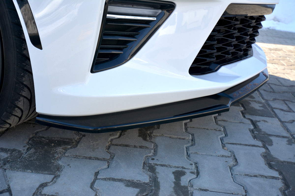 Maxton Design Front Splitter V.2 Chevrolet Camaro 6TH-GEN. Phase-i 2SS Coupe (2016-18) - Textured