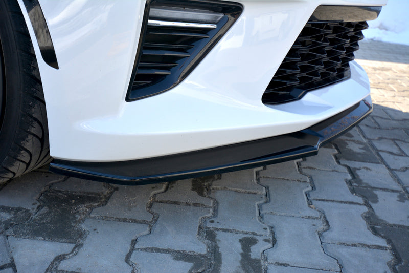 Maxton Design Front Splitter V.2 Chevrolet Camaro 6TH-GEN. Phase-i 2SS Coupe (2016-18)