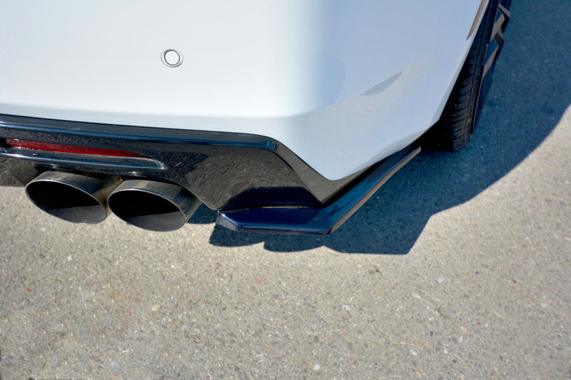Maxton Design Rear Side Splitters Chevrolet Camaro 6TH-GEN. Phase-i 2SS Coupe (2016-18) - Textured