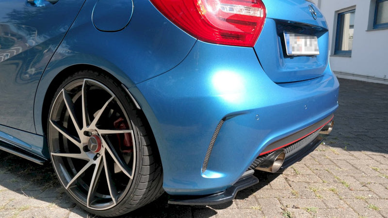 Rear Side Splitters Mercedes A-Class W176 Amg-Line Pre-Facelift (2013-2015)