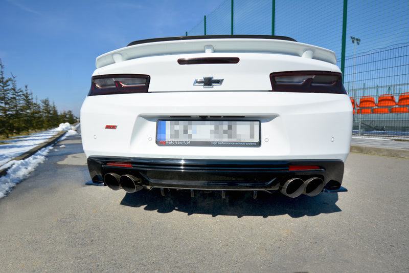 Maxton Design Rear Diffuser Chevrolet Camaro 6TH-GEN. Phase-i 2SS Coupe - Textured