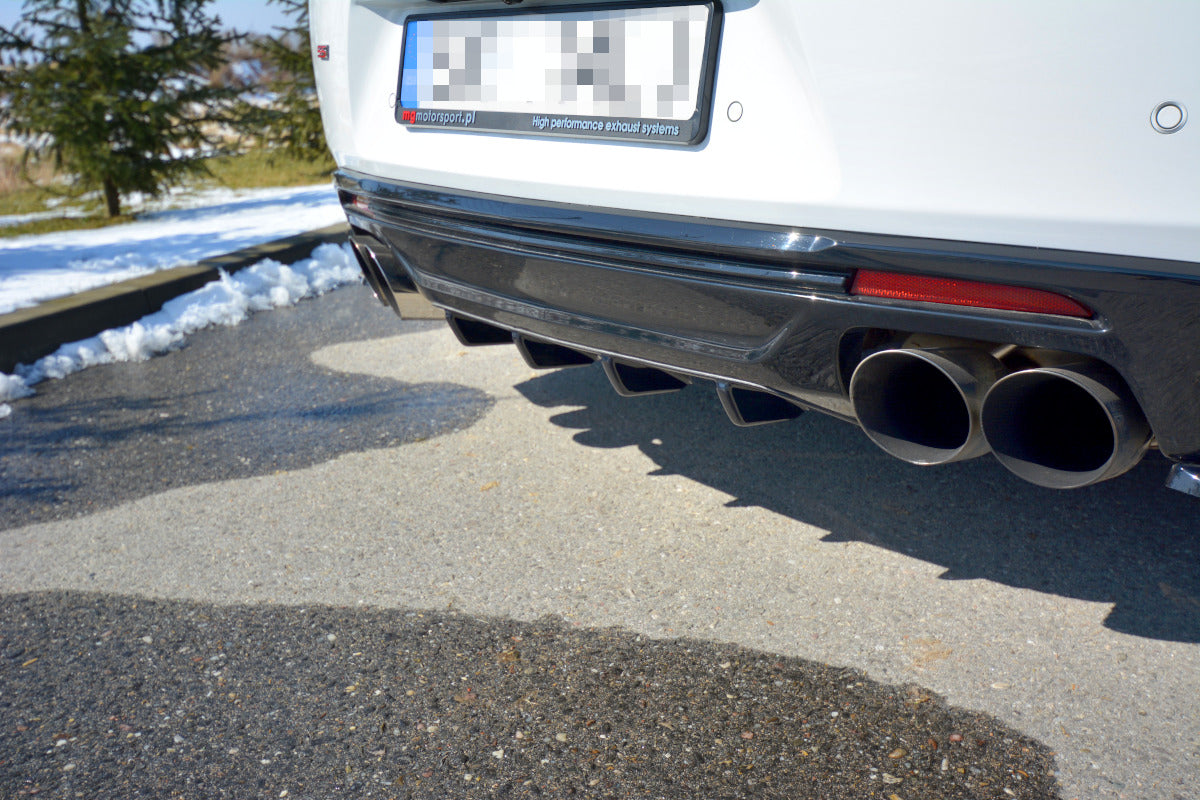 Maxton Design Rear Diffuser Chevrolet Camaro 6TH-GEN. Phase-i 2SS Coupe - Textured