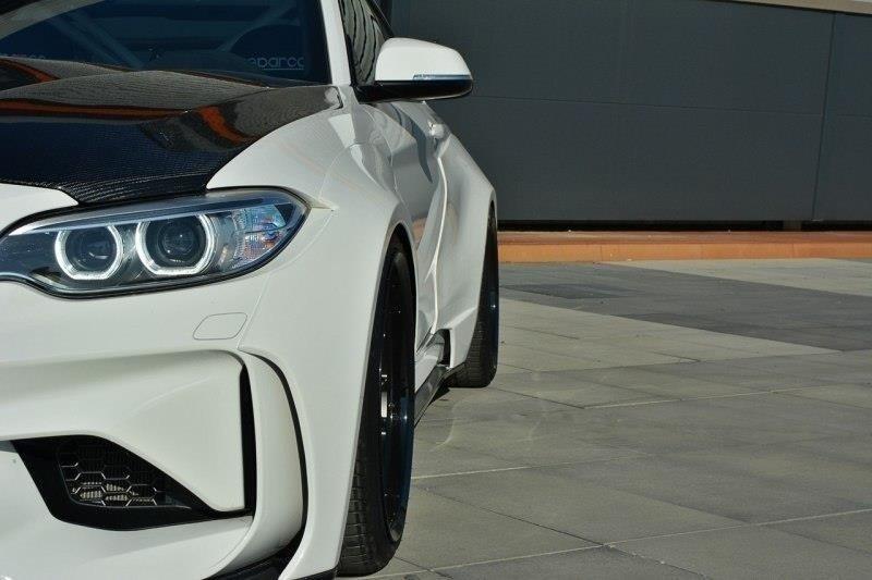 Bmw M2 F87 Wide Body + Set Of Carbon Splitters