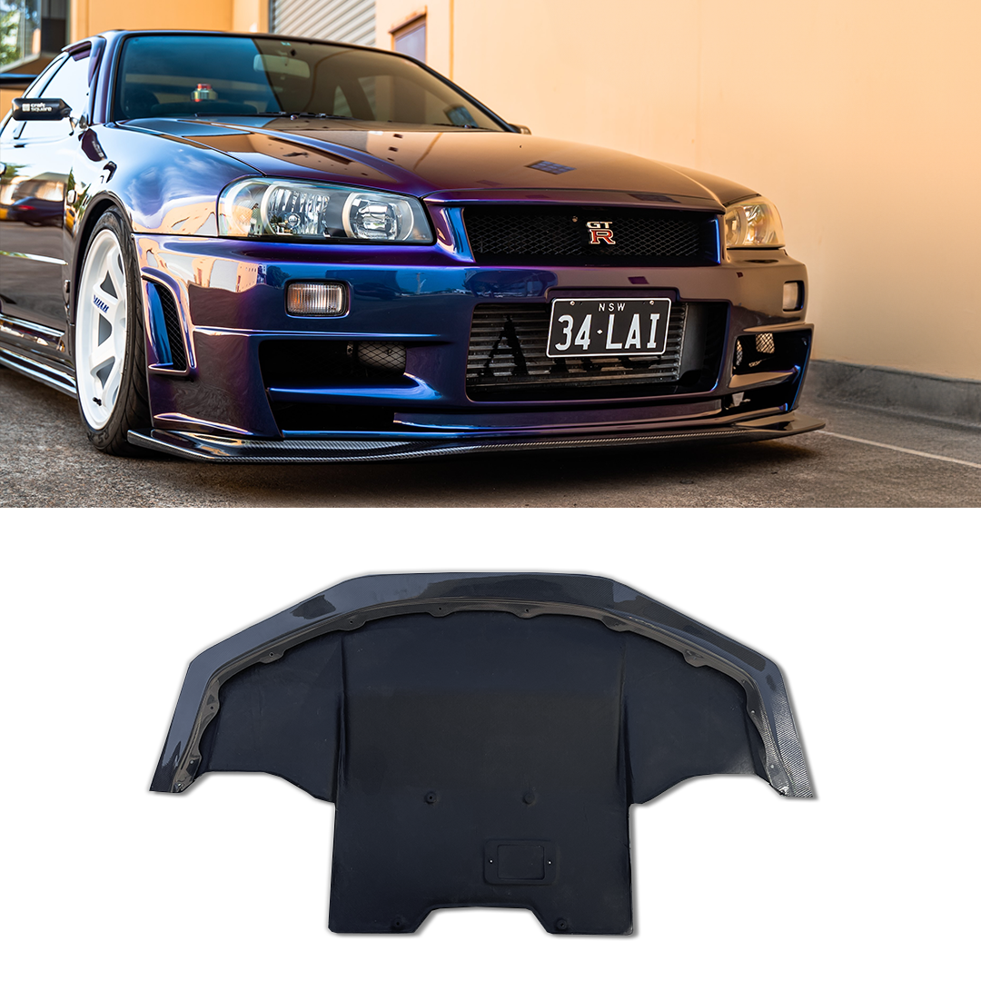 NISSAN SKYLINE R34 GTR CARSHOP F1 STYLE FRONT DIFFUSER (98-02)