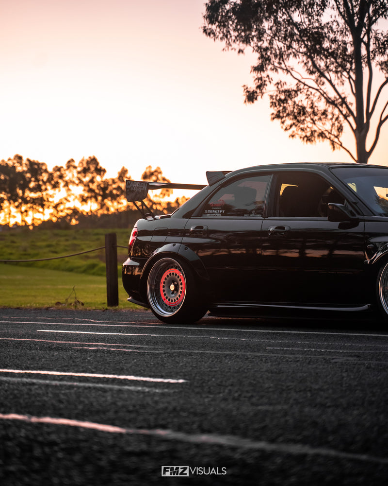 2002-2007 Suabru Impreza Wrx/sti 7Th-9Th Gda/gdb Vt Type 5V Gt Wing W/ Metal Stands Accessories