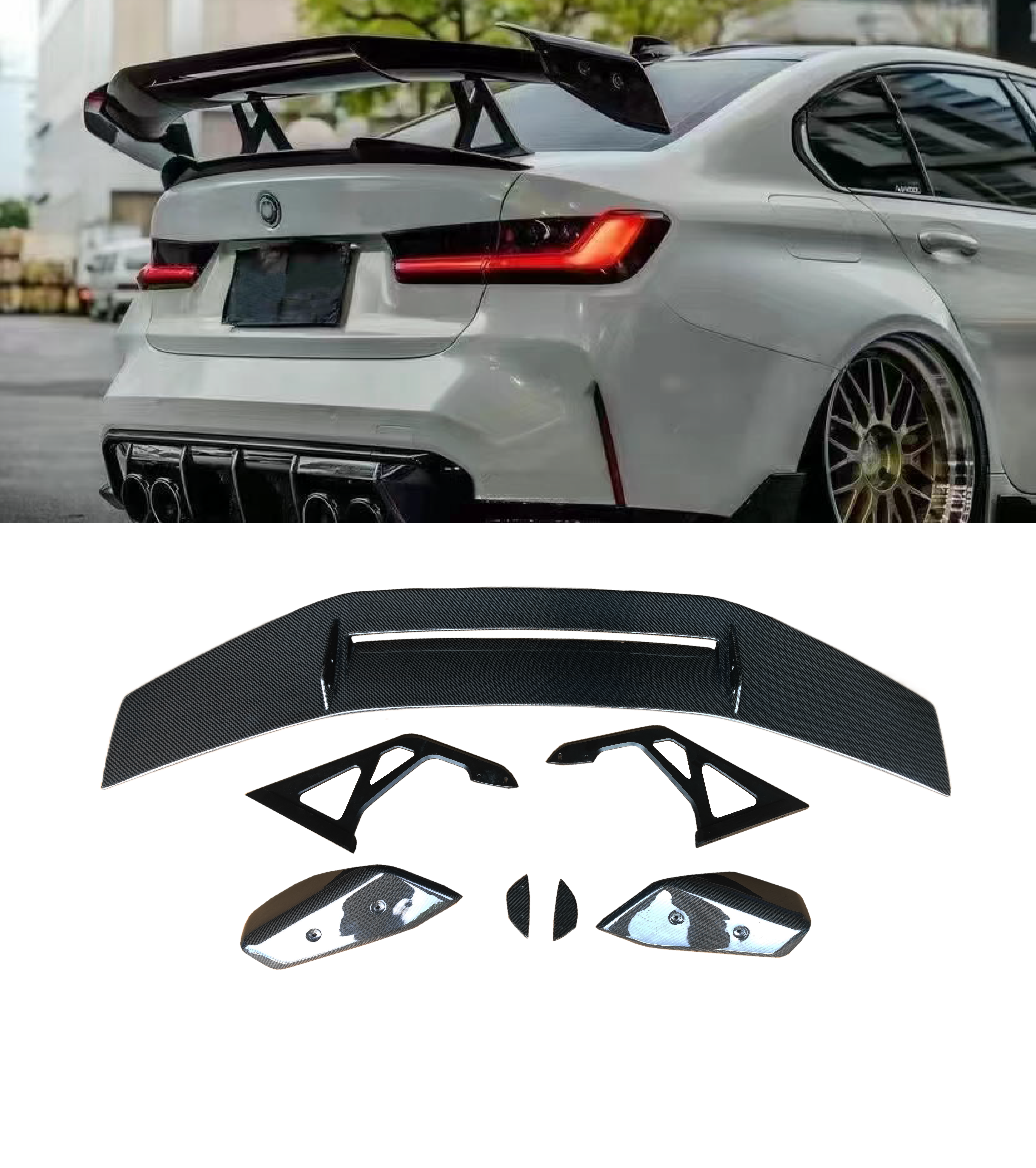 2020+ BMW M3 G80 AD Type rear GT Spoiler