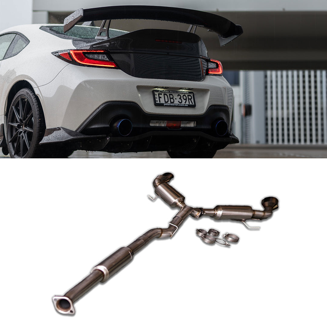 Cirspec GR86/ Brz / FT86 3" Stainless Steel Catback Exhaust with Titanium Tips