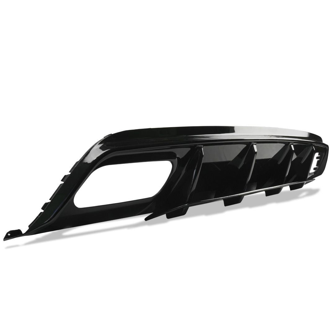 2017-2019 Mercedes Benz W176 A45 Abs Rear Oem Diffuser Black Tips Gloss Accessories