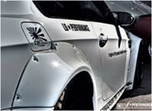 2007-2013 Bmw E92 E93 M3 Lb Performance Style Wide Fender Flare Accessories