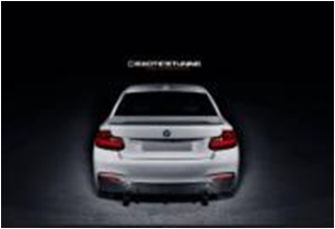 14-15 Bmw 2 Series F22 235I M-Tech Exotics Style Rear Diffuser Accessories