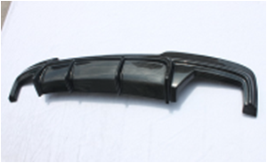 2010-2013 Bmw 5 Series F10 F18 Sedan Vorsteiner Style Rear Diffuser Only Fit M-Tech Bumper