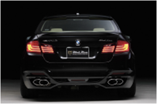 2010-2013 Bmw 5 Series F10 F18 Sedan Wald Sports Line Black Bison Editiion Style Rear Bumper