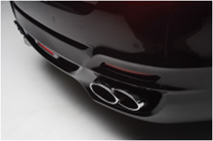 2010-2013 Bmw 5 Series F10 F18 Sedan Wald Sports Line Black Bison Editiion Style Muffler Tips