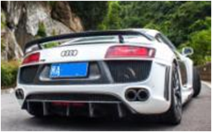 2008-2014 Audi R8 Regula Style Rear Bumper Accessories