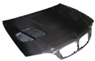 2002-2005 Bmw E46 4D Gtr-Style Hood Accessories