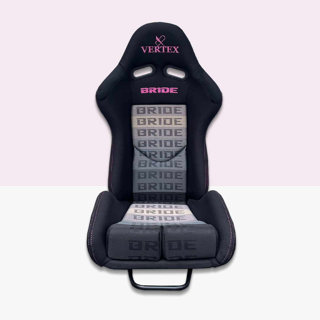 Limited Edition - Pink Stitching + Gradient Padding Bride Vertex XL Style Recliner Seats - ADR Approved