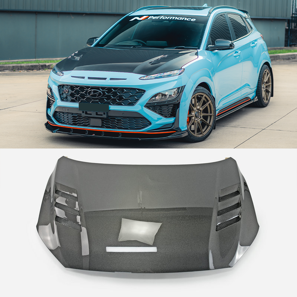 Carbon Hood for Hyundai Kona 17+ N Spec Carbon Hood