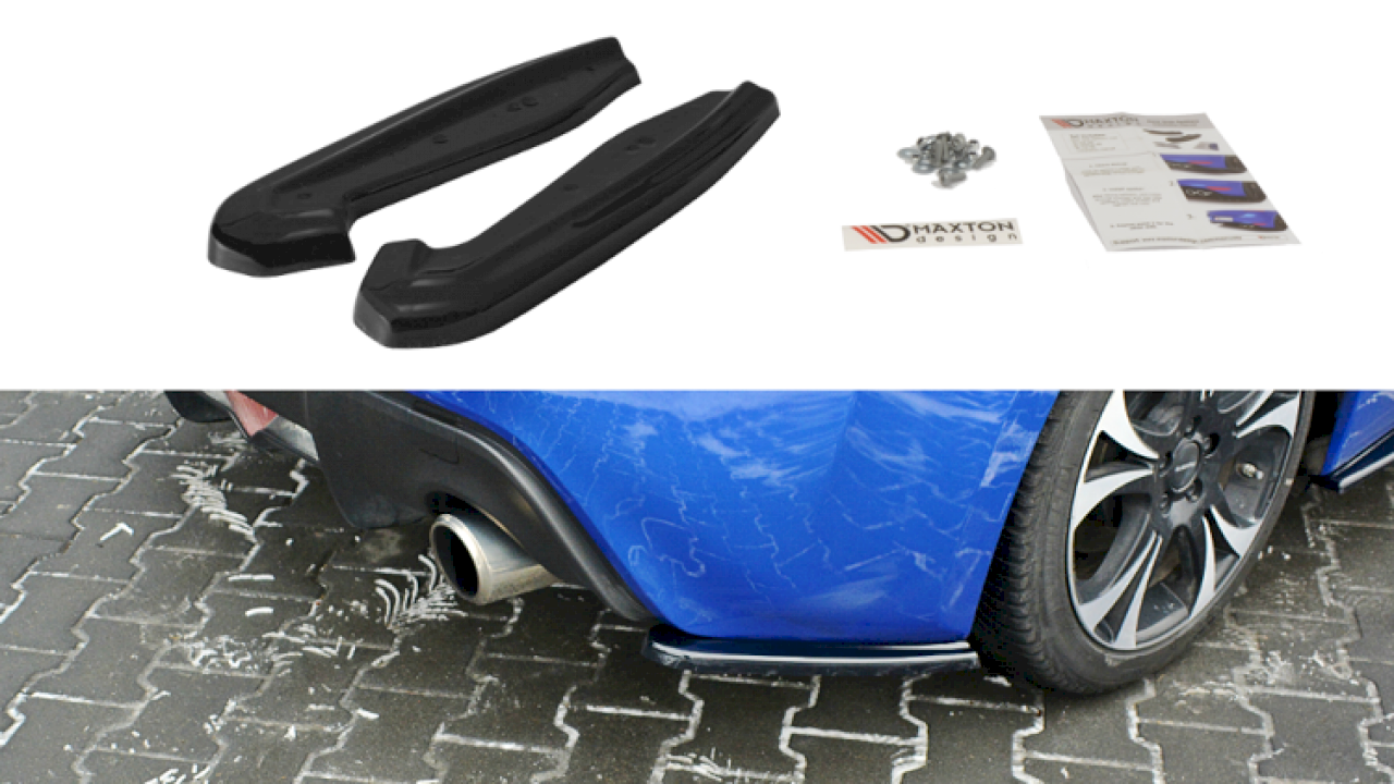Rear Side Splitters V.1 Subaru Brz Facelift 2017-Up