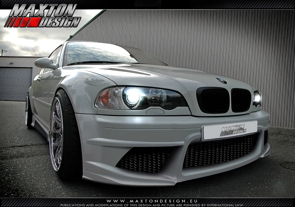 Maxton Design Front Bumper Bmw 3 E46 - 4 Door Saloon ( Generation V )