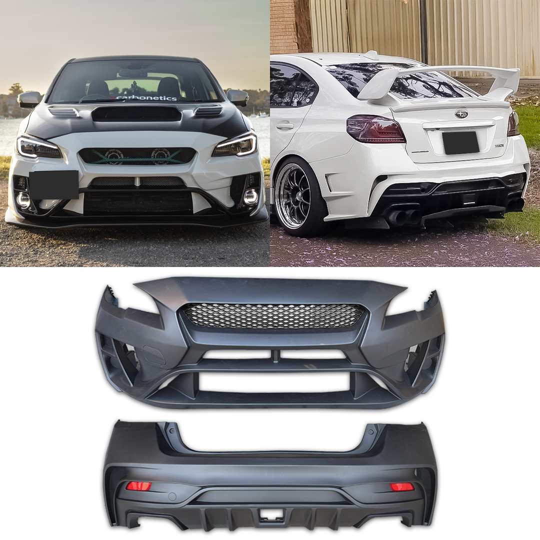ABS Plastic VRS Style Front and Rear Bumper For Subaru Impreza VA | VAB WRX S4 & WRX STI Sedan