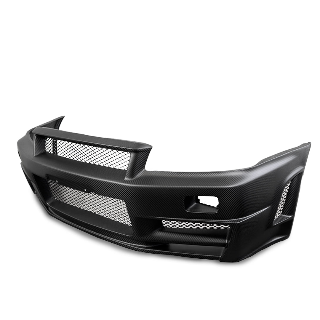 R34 Z-Tune Dry Carbon Front Bumper For Nissan Skyline R34 GTR